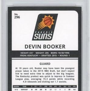 Graded 2015-16 Panini Complete Devin Booker #296 Rookie RC Basketball Card PSA 10 Gem Mint