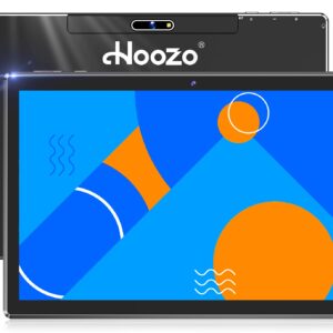 Hoozo Android Tablet 10 Inch, Android 10 Tablets, ZPad R05 32GB ROM 128GB Expand, 6000mah Battery, WiFi Bluetooth, IPS FHD Touch Screen Tableta, Dual Camera, Google GMS Certified – Black