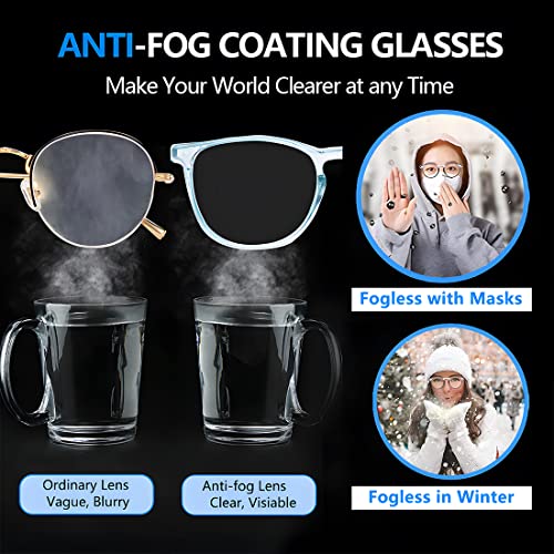 cutegogo Safety Glasses for Women Anti Fog Anti Scratch, Stylish Safety Goggles Protective Eyewear Uvex Anti-Dust Blue Light Filter (Square-Coffee Leopard)