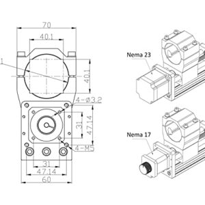 ANNOYTOOLS CNC Aluminum Z Axis Spindle Motor Mount,85mm Stroke,300-500W Spindle Holder,52mm Diameter for 3018 Pro/3018-PROVer/3018-MAX