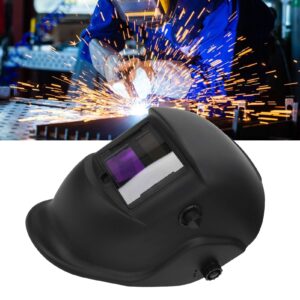 Welding Helmet, Welder Face Protective Helmet Convenient High-Performance Solar Cells Strong Flame Retardancy Adjusted for Worker for Welding