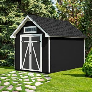 handy home products trident 8x12 do-it-yourself wooden storage shed (amazon exclusive)