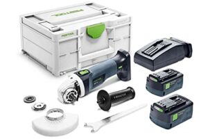 festool 576823 cordless angle grinder agc 18-125 li 5.2 ebi-plus