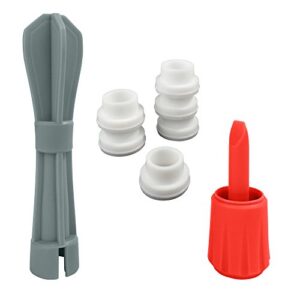 ginsey home+solutions toilet seat tightening kit multi, 00190