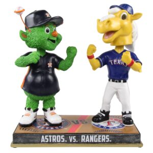 houston astros and texas rangers rivalry special edition bobblehead mlb