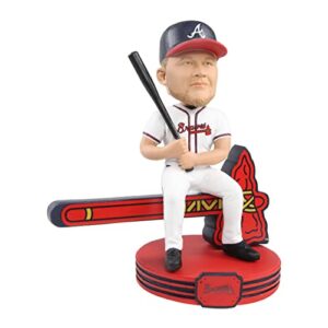 chipper jones atlanta braves riding tomahawk bobblehead mlb