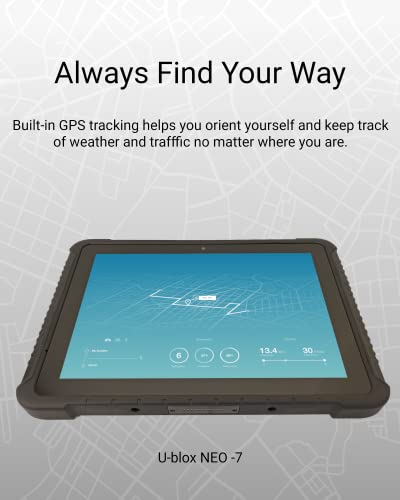 Minno Resilient Rugged Android Tablet | No Scanner (10 Inch)