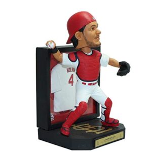 yadier molina st. louis cardinals framed jersey bobblehead mlb