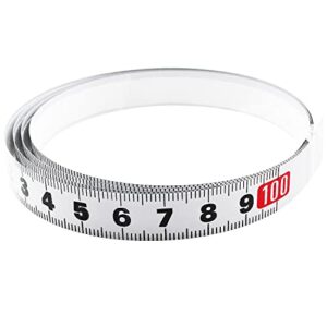 BLLNDX Self-Adhesive Measuring Tape 1m/40 inches Self Adhesive Metric Ruler Workbench Ruler for T-Track Router Table Saw Band Track