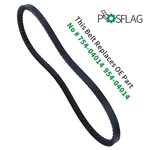 POSFLAG 2 Pack 754-04014 Auger Drive Belt with 570682A Primer Bulb Replaces MTD Troy-Bilt Cub Cadet 954-04014, 754-04014 for MTD Two-Stage Snow throwers