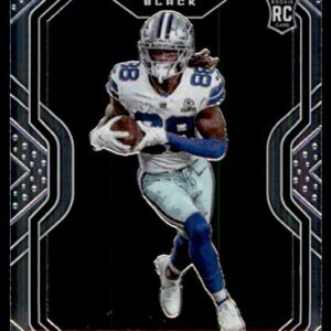 2020 CEEDEE LAMB PANINI PRIZM BLACK ROOKIE RC #PB-11 DALLAS COWBOYS