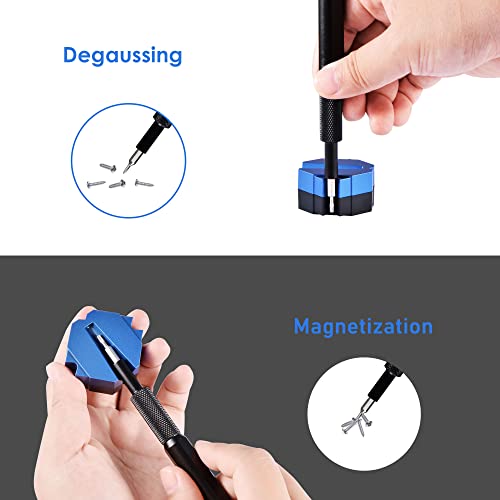 71 in 1 with 64 Bits Precision screwdriver Set,Electronics Magnetic Repair Tool Kit For Computer Repair Tool Kit With Extension Rod,For Laptop,Phone,Watch,Computer,Switch,Glasses Etc