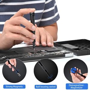 71 in 1 with 64 Bits Precision screwdriver Set,Electronics Magnetic Repair Tool Kit For Computer Repair Tool Kit With Extension Rod,For Laptop,Phone,Watch,Computer,Switch,Glasses Etc