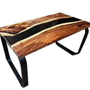 Epoxy Table, Live Edge Wooden Table, Epoxy Resin River Table, Natural Wood,Dining Table, Natural Epoxy Table, Resin Table