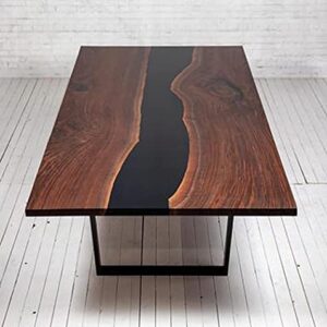 Epoxy Table, Live Edge Wooden Table, Epoxy Resin River Table, Natural Wood,Dining table, Natural Epoxy Table, Resin Table