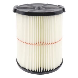 replacement filter for craftsman - 009-38754 craftsman cmxzvbe38754 wet dry vac replacement filter fit for 5-20 gallon shop vacuums (9-38754)