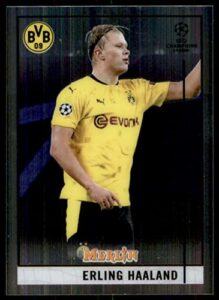 2020-21 topps merlin collection chrome uefa champions league #65 - erling haaland