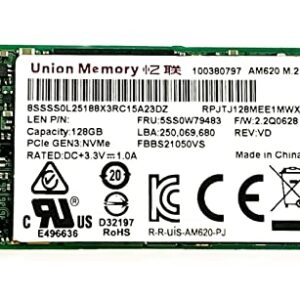 OEM Union Memory 128GB M.2 PCI-e NVME SSD Internal Solid State Drive 42mm 2242 Form Factor M Key