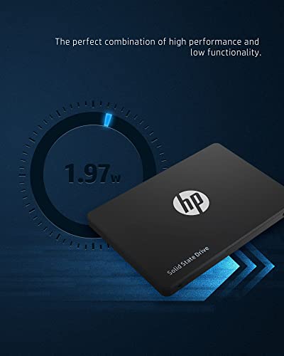 HP S650 480GB 2.5 Inch SATA III PC SSD Internal Solid State Hard Drive - 6 Gb/s, 3D NAND, Up to 560 MB/s for Laptop and Desktop Updating - 345M9AA#ABA