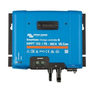 victron energy smartsolar mppt mc4 ve.can 150v 70 amp 12/24/36/48-volt solar charge controller (bluetooth)