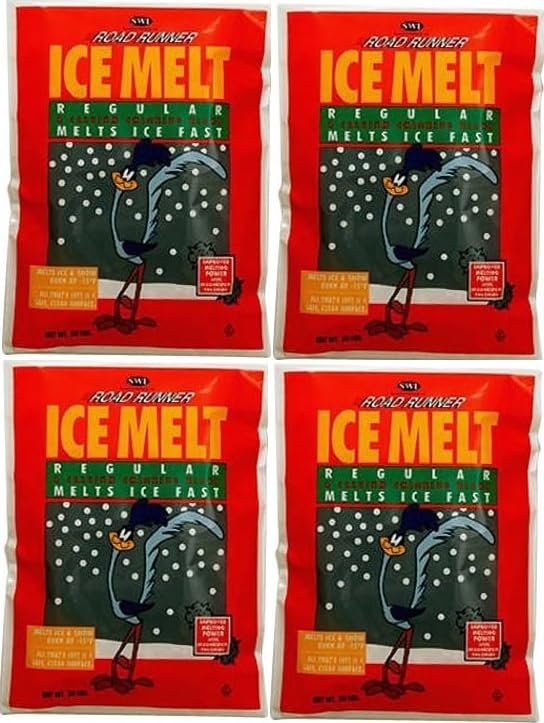 Scotwood Industries 50B-RR Road Runner Premium Ice Melter, 50-Pound (Four Pack)