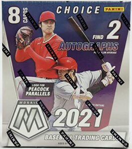 2021 panini mosaic baseball choice box (8 cards/bx)