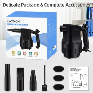 KACNON Compressed Air, Super Power Electric Air Duster, Multi-Use Dust Blower Computer Duster, Canned Air Replaces for Cleaning Dust Hairs Crumbs Scraps for Computer Laptop Keyboard Electronics
