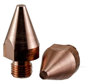 spot welder tips std 476-040211 for miller-tt-6, tt-9 and g7 welding-tongs - 1 pair
