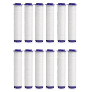 shower filter for handheld shower head, set of 12 replacement filters for hard water remove chlorine and harmful substances