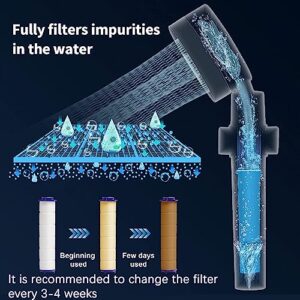 Shower Filter for Handheld Shower Head, Set of 12 Replacement Filters for Hard Water Remove Chlorine and Harmful Substances