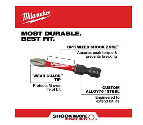 Milwaukee Shockwave Impact Duty Alloy Steel Drill and Screw Driver Bit Set (120 Piece)