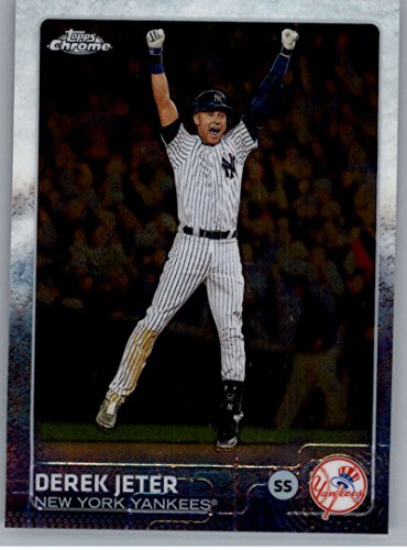 Baseball MLB 2015 Topps Chrome #1 Derek Jeter NM Near Mint Yankees