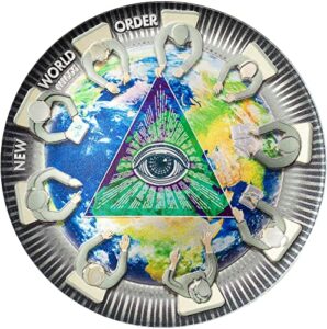 2021 de great conspiracies powercoin new world order 2 oz silver coin 10$ palau 2021 proof