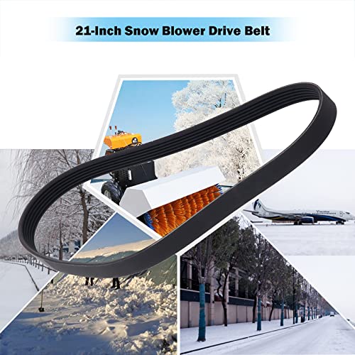 21-Inch Snow Blower Drive Belt Compatible with EGO Snow Blower AVB2306 SNT2100 SNT2102 SNT2110 SNT2114 Replacement Belt