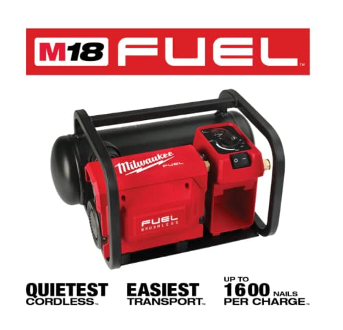 Milwaukee M18 FUEL 2 Gallon Compact Quiet Compressor