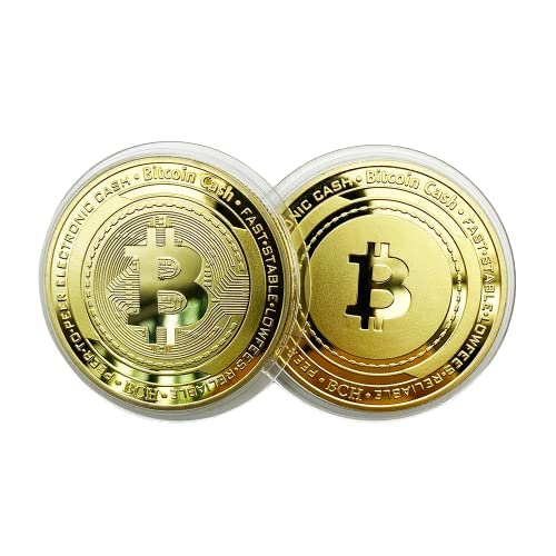 Bitcoin and bitcoin cash gold and silver crypto 4 coin deal, including a keychain for your favorite,Gold, Silver,One Size Fits All