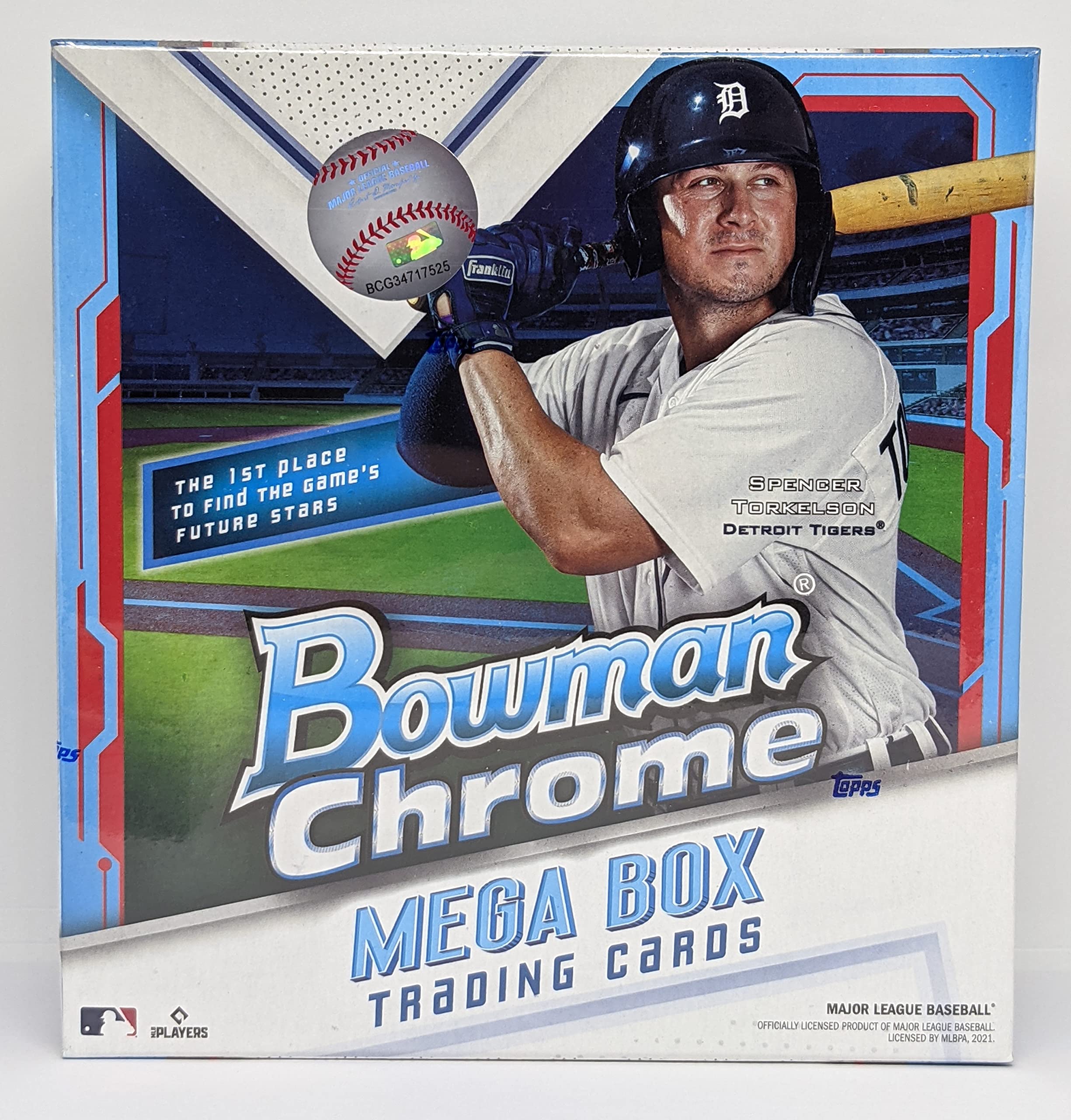 2021 Topps Bowman Chrome MLB Baseball Mega Box - 10 Exclusive Mojo Refractors (35 Cards Total)