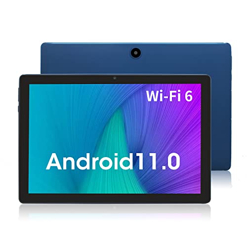 weelikeit Tablet 10 Inch, Android 11 Tablet with 5G WiFi+AX WiFi6,3GB RAM 32GB ROM Tablet PC,Quad-Core Processor,IPS HD Display Tablet with Stylus, 5MP+8MP Camera, Bluetooth,GMS Certified(Blue)