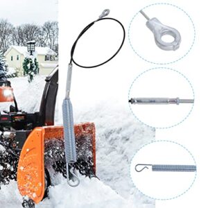 HAQQI 06900438 Upper Traction Auger Cable Compatible with Ariens Compact Series and 20 24 SNO-Tek 24 28 120V ST24 Snow blowers Auger & Upper Traction Cable 26.8 Length