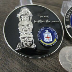 Oneworldtreasures CIA Directorate of Operations Clandestine End Justifies The Means Challenge Coin