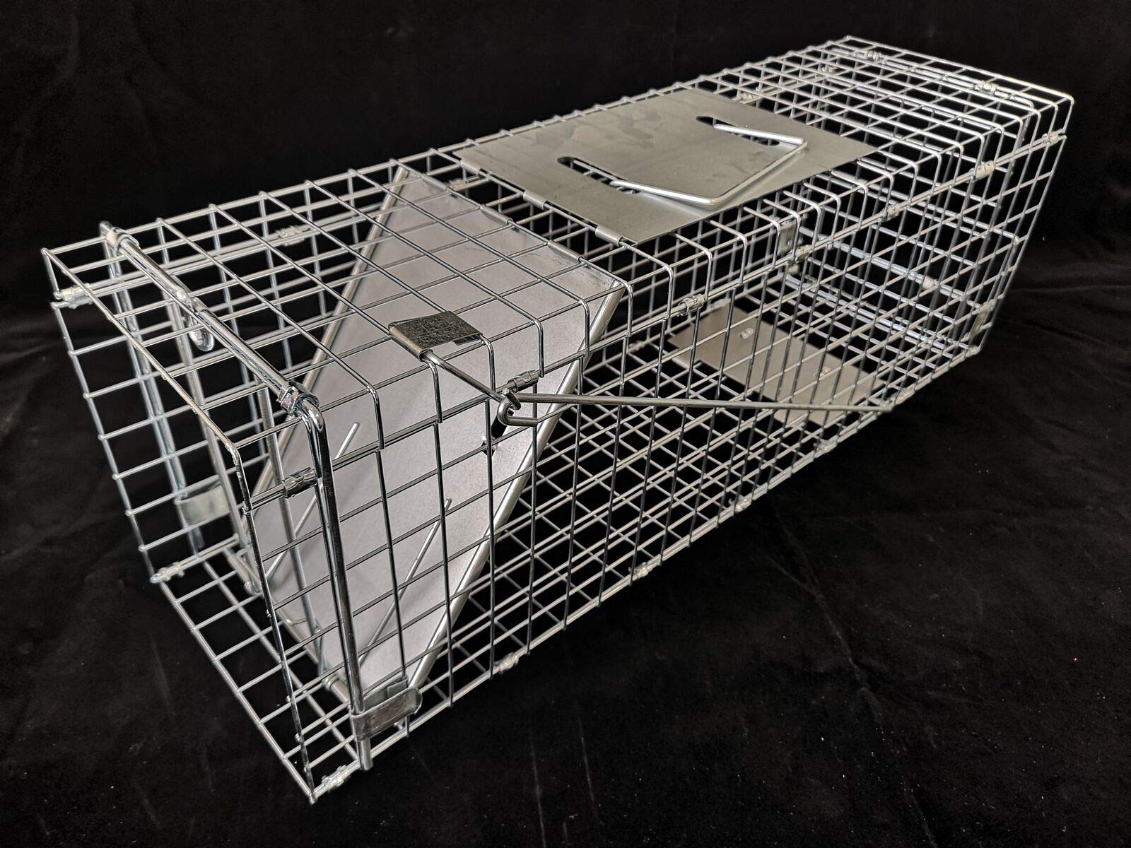 Autofather Humane Rat Trap Live Mouse Cage Trap, Animal Trap Cage (Easy to Set Humane Trap for Rabbits, Cats and Similar Sized Animals) - 24 in x 7.48 in x 8.26 in