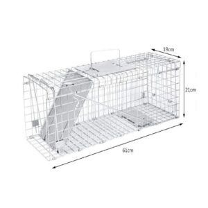 Autofather Humane Rat Trap Live Mouse Cage Trap, Animal Trap Cage (Easy to Set Humane Trap for Rabbits, Cats and Similar Sized Animals) - 24 in x 7.48 in x 8.26 in