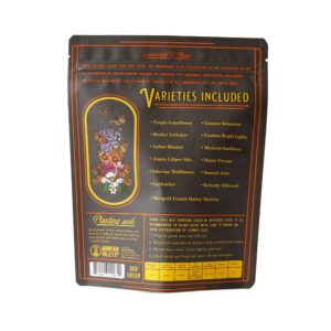 Package of 100,000 Wildflower Seeds - Save The Monarchs Wildflower Seeds Mix - 13 Assorted Varieties of Non-GMO Heirloom Flower Seeds for Planting Including Butterfly Milkweed, Echinacea, & Wallflower