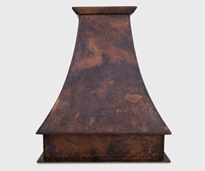 copper range hood wall mount vintage