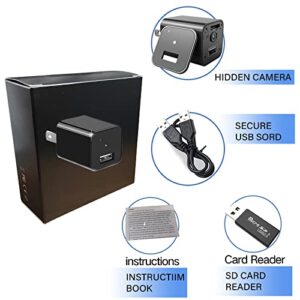 Hinne Spy Camera, Hidden Camera with HD1080P, Spy Camera Hidden Camera ,Nanny Cam with Loop Recording,Mini Camera with Motion Detection,Small Camera, Surveillance & Security Cameras for Home/Bedroom