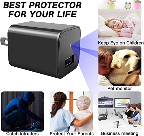 Hinne Spy Camera, Hidden Camera with HD1080P, Spy Camera Hidden Camera ,Nanny Cam with Loop Recording,Mini Camera with Motion Detection,Small Camera, Surveillance & Security Cameras for Home/Bedroom