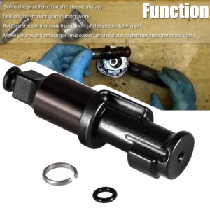 3/8" Impact Wrench Replacement Anvil with O Ring and Retainer Clip Fit for Ingersoll Rand IR2112 & IR2115 Replaces Part # 2115-A626 IRT2115-A626