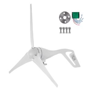 SHZOND Wind Generator 400W Hybrid Wind Turbine Generator DC 24V Turbine Wind Generator 3 Blades