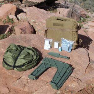 InstaPrivy Complete Portable Toilet Kit! Super Compact and Lightweight (just 7lbs). Simple set up takes just a few seconds so you will use it all the time. Perfect for all outdoor adventures!