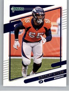 2021 donruss #182 bradley chubb denver broncos nfl football card nm-mt